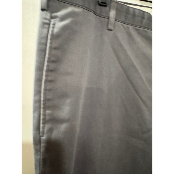 Lands End Mens Tailored Fit Chino Pants Gray 100% Cotton Trousers Size 37 448189 - Picture 2 of 11